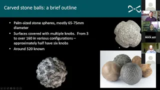 ScRAP Webinar 4. Dr Hugo Anderson-Whymark. Portable Art: Scotland's Carved Stone Balls