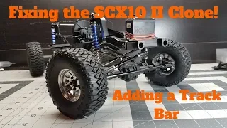 Axial SCX10 II clone upgrades (installing a track bar on Austar chassis)