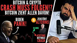 Bitcoin: Crash muss kommen!? | Biden in PANIK! | BTC auf 1 Mio!?