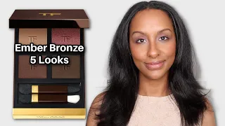 TOM FORD Ember Bronze Eye Color Quad Crème | 5 Looks | Comparisons | Review | Mo Makeup Mo Beauty