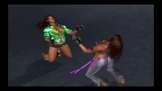 Tekken 4 Christie Green VS Christie Purple Win Double ko, all stage and 3 rounds.