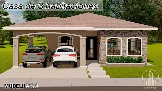 Casa de 3 habitaciones | 2 baños | sala | comedor | cocina | Lavanderia | 2 estacionamientos