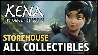 Kena Bridge of Spirits - Storehouse: All Collectibles (Rots, Hats, Shrines, Meditates) 100%