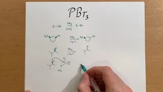 PBr3 nucleophilic substitution of alcohols