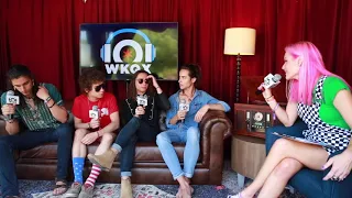 Greta Van Fleet backstage with 101WKQX | Lollapalooza 2018