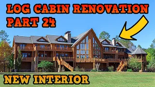 Renovating an Abandoned Log Cabin Mansion Part 24