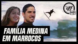 Gabriel Medina e Sophia Medina surfando no Marrocos - Maratona Mundo Medina | Baú do OFF | Canal OFF