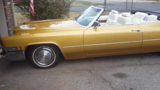 1970 Cadillac DeVille Convertible - cold start & walk around