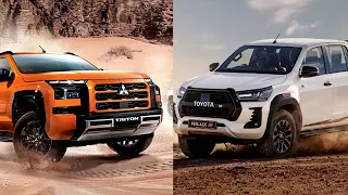 Which Is Tougher: 2024 Toyota Hilux Vs 2024 Mitsubishi Triton Comparison