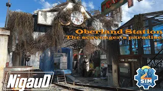 Fallout 4 - Oberland Station - The scavengers' paradise (Sim Settlements 2 build tour)