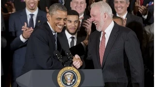 President Obama Honors the San Antonio Spurs