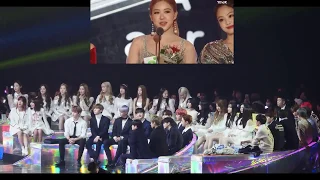 BTS, WANNA ONE, MOMOLAND etc Reaction to BLACKPINK Winning Best Dance Female At MMA 2018