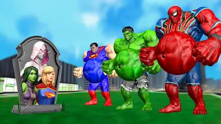 Rescue SUPERHERO Family HULK PREGNANT & SPIDERMAN, SUPERMAN | LIVE ACTION STORY