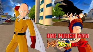 Saitama (One Punch Man) vs Goku | One Punch Man Meets Dragon Ball Z | DBZ Tenkaichi 3 (MOD)