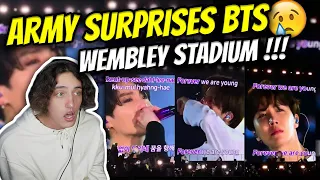 South African Reacts To BTS 'Young Forever' - London Wembley Stadium (Army surprise BTS!) !!!