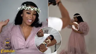 Shay Johnson Takes Us to Her Baby Shajiyah's Adorable Infancy Photoshoot! 🥰