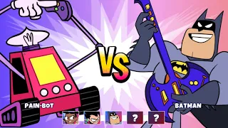 Teen Titans Go: Jump Jousts - Pain Bot Wants Batman To Stay In His Lane Or Feel The Pain (CN Games)