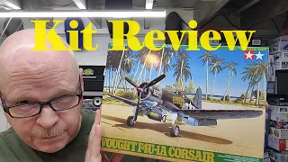 Vought F4U-1A Corsair by TAMIYA, Kit Review