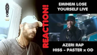 EMINEM - LOSE YOURSELF LIVE | AZERI RAP | HISS - PASTER x OD - Türk Müzisyenden Analiz Yorum REACT !