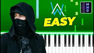 Alan Walker - Lily (Easy Piano Tutorial)