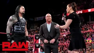 Stephanie McMahon addresses the Roman Reigns situation: Raw, May 21, 2018