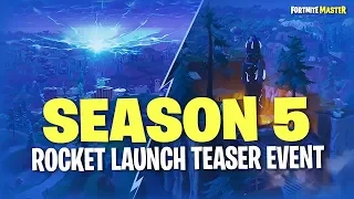 Season 5 Rocket Launch Teaser Event