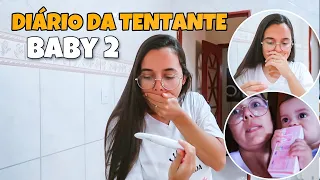 OVULEI E FIZ UM TESTE DE GRAVIDEZ - DIÁRIO DA TENTANTE