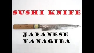 Restoring Rusty Japanese Knife - Yanagiba