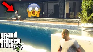 GTA 5 - Trevor Stalks Franklin In His Home Without His Permission