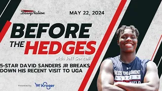 5-star David Sanders Jr breaks down his recent visit to UGA | Before The Hedges