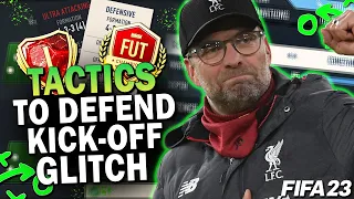 CUSTOM TACTICS to DEFEND KICKOFF GLITCH in FIFA 23! How to DEFEND KICKOFF GLITCH in FIFA 23!