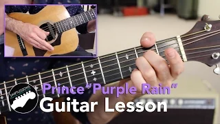 Easy Guitar Songs - Prince "Purple Rain" -  Beginner Rhythm Guitar Lesson