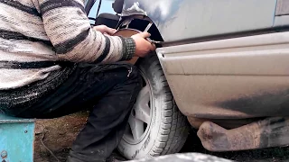 Востановление Ford Scorpio, переварка днища и порогов. Часть1/Car repair Ford, new life part 1