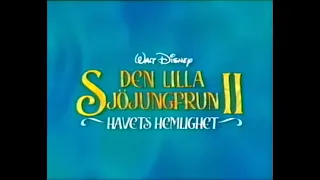 Disney DVD - Lilla Sjöjungfrun 2 - Reklam Hyrfilm VHS Trailer