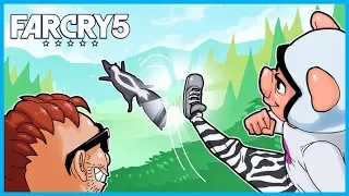 ME and MOO Go SKUNK PUNTING in FAR CRY 5! (Far Cry 5 Funny Moments Gameplay 4K)