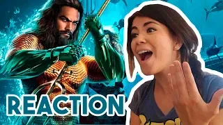 AQUAMAN EXTENDED TRAILER REACTION | SALE TRAJE TÍPICO DE LOS CÓMICS!