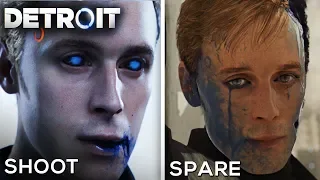 Shoot Simon vs Spare Simon (Good and Bad Consequences) - DETROIT BECOME HUMAN