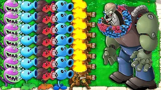 Plants Vs Zombies PvZ Plus pvz funny moments | Snow Pea,Gatling Pea,Torchwood vs Dr. Zomboss
