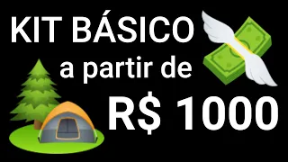 Kit básico de trekking a partir de R$ 1000 (mochila, barraca, etc) EDIÇÃO 2021