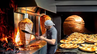 Kebab King: Huge Turkish Doner! Turkish street food compilation