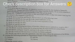 Class 12 history pre board paper 2022 solution | Important Question