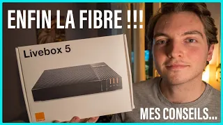 J'AI ENFIN LA FIBRE... ET JE DONNE MON AVIS SUR LA LIVEBOX 5 📡⚡️