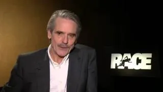 Race: Jeremy Irons Official Movie Interview | ScreenSlam