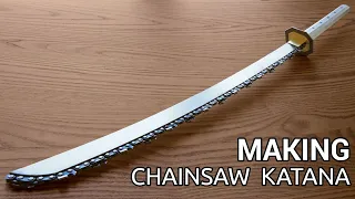 Making Titanium Chainsaw Katana
