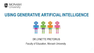 Using generative artificial intelligence in your assignments and research