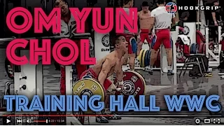 Om Yun Chol (-56kg, DPRK) - Snatch (120) + CJ (160) Training Hall (Nov 17)