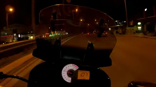 Gopro 7 Black night test Versys