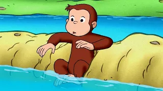 Nicke Nyfiken 🐵 Liten fisk i Liten Damm 🐵 Tecknad Film för Barn 🐵 Helt Avsnitt