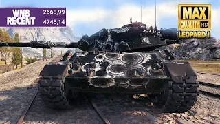 Leopard 1: Pro player, even last second count - World of Tanks