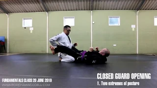 FUNDAMENTALS: Opening the closed guard - staying on your knees concepts